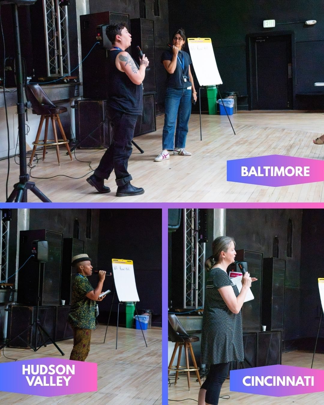 Baltimore, Hudson Valley, Cincinnati